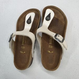 Birkenstock Gizeh White Sandals kids
